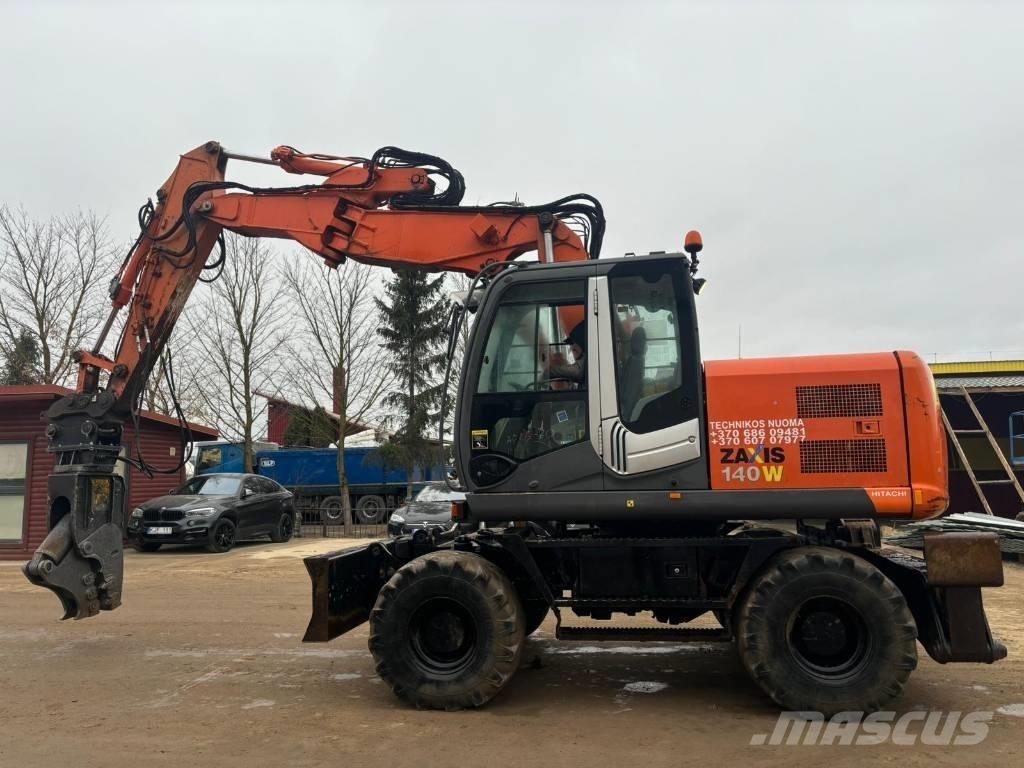 Hitachi ZX140 W-3 Gumikerekes kotrók