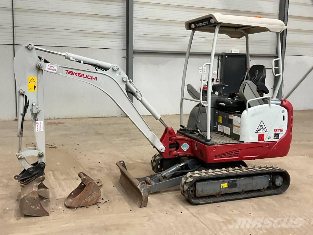 Takeuchi TB 216 Mini kotrók < 7t