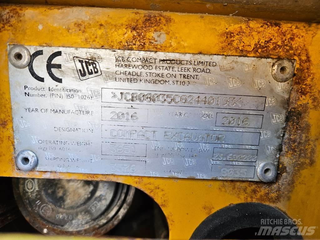 JCB 8035 Mini kotrók < 7t