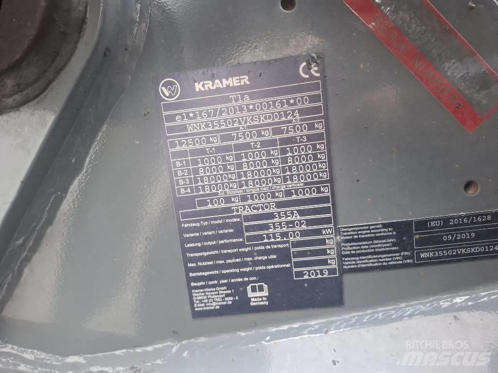 Kramer 8155 Gumikerekes homlokrakodók