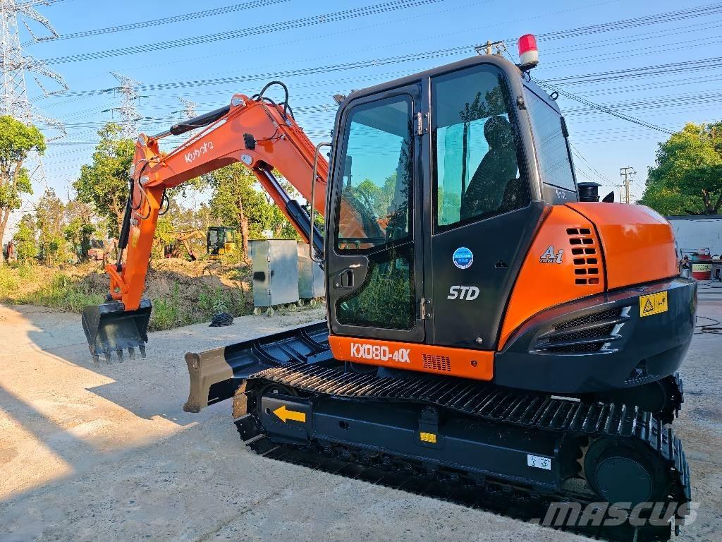 Kubota KX 080-4 CX Közepes (midi) kotrók 7 t - 12 t