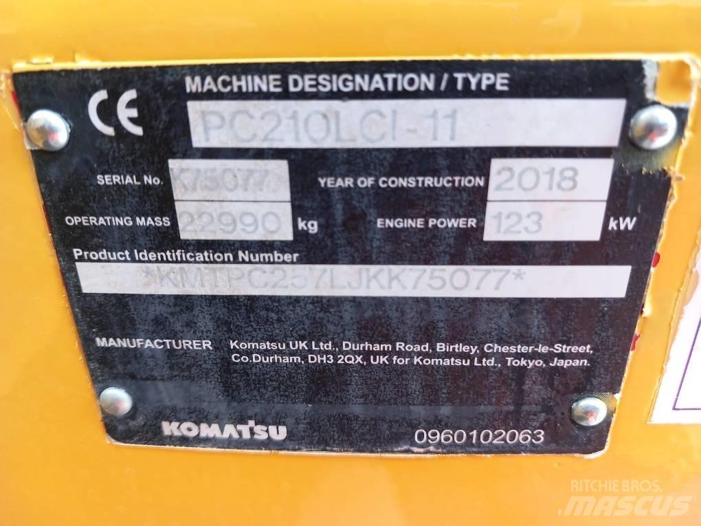 Komatsu PC210LCI-11 Lánctalpas kotrók