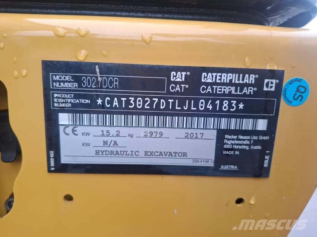 CAT 302.7 D CR Mini kotrók < 7t