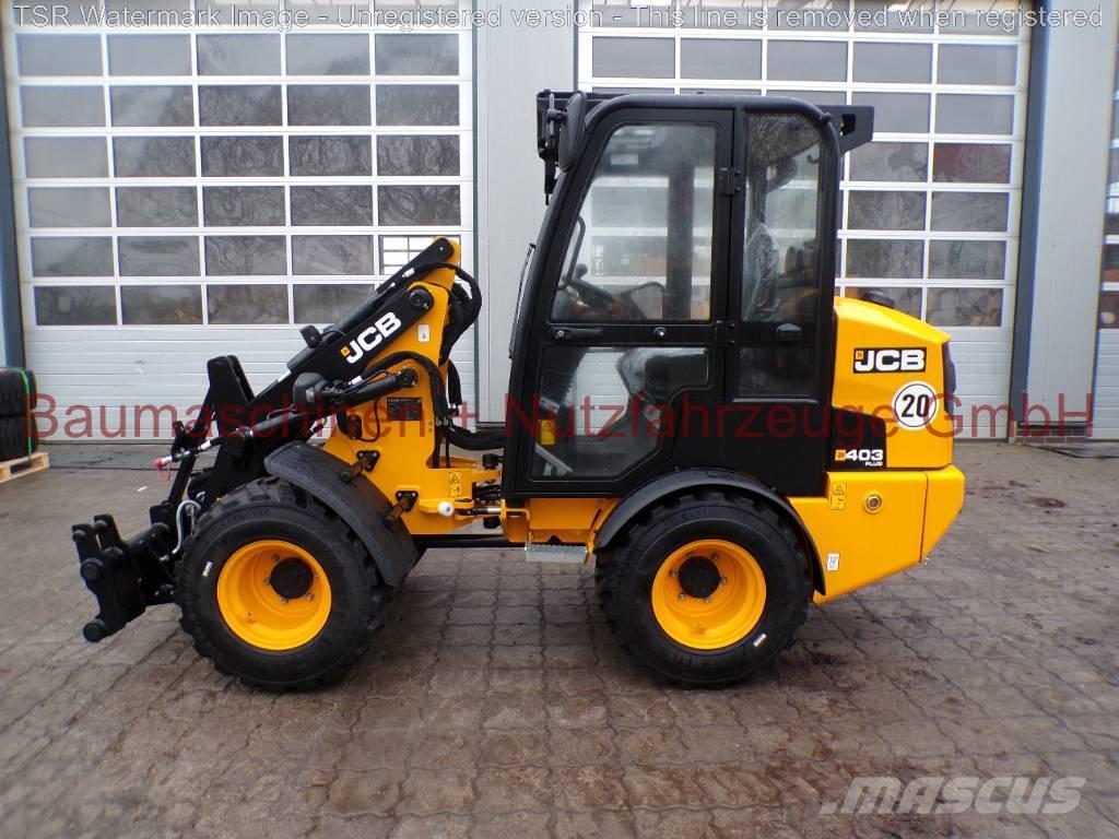 JCB 403 Gumikerekes homlokrakodók