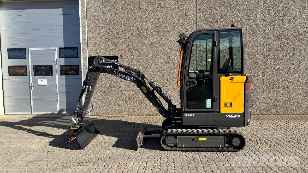 Volvo EC 18 Electric Mini kotrók < 7t