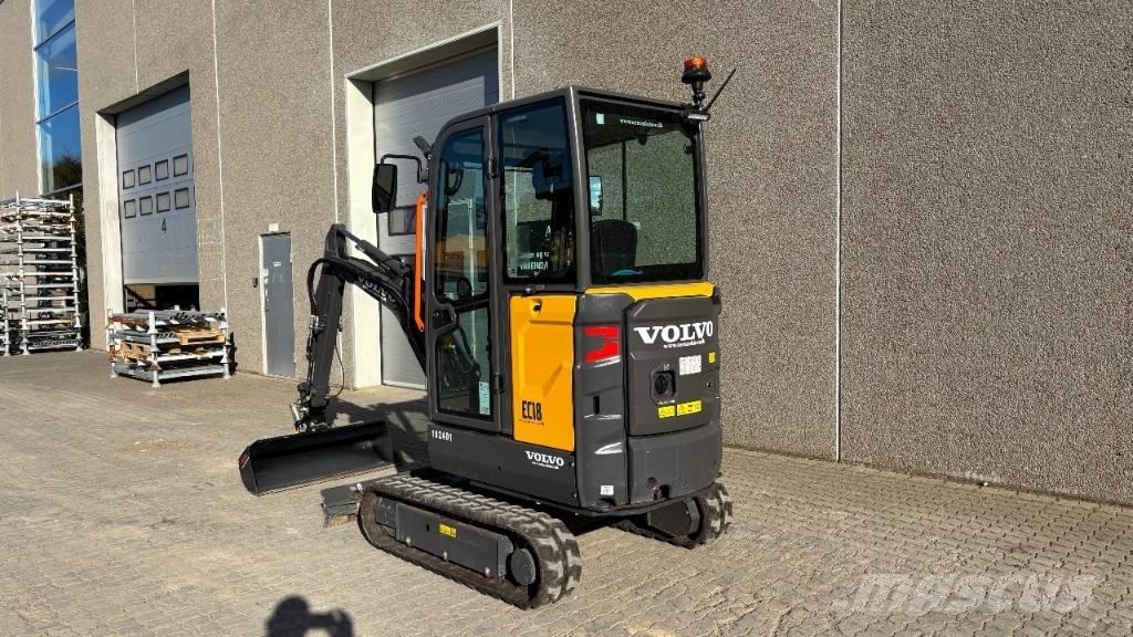 Volvo EC 18 Electric Mini kotrók < 7t