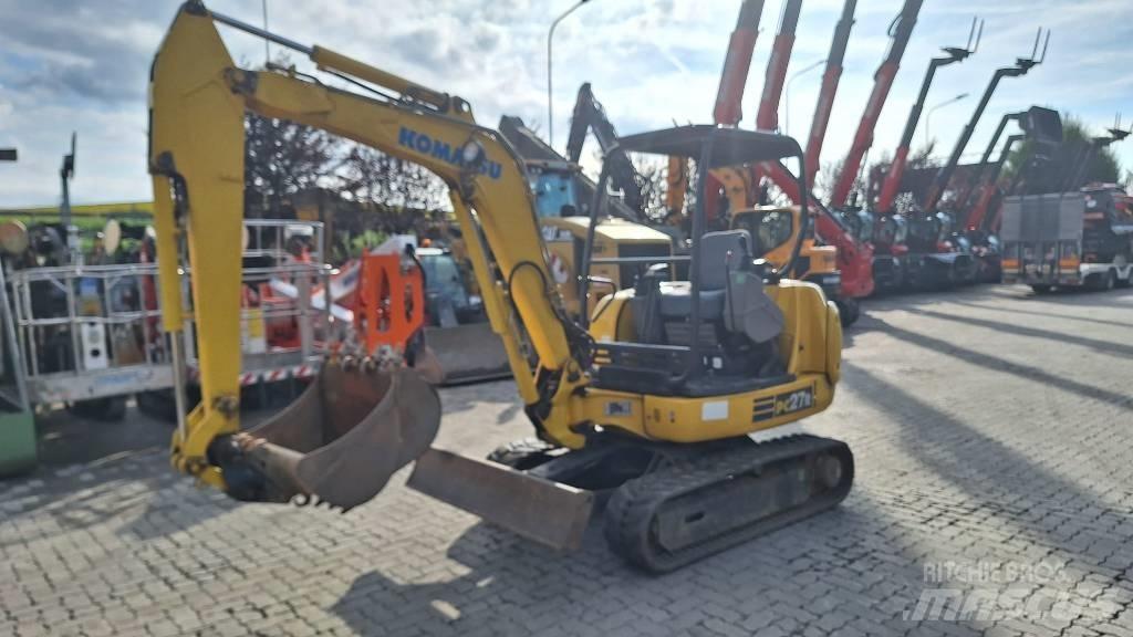 Komatsu PC27R-8 Mini kotrók < 7t