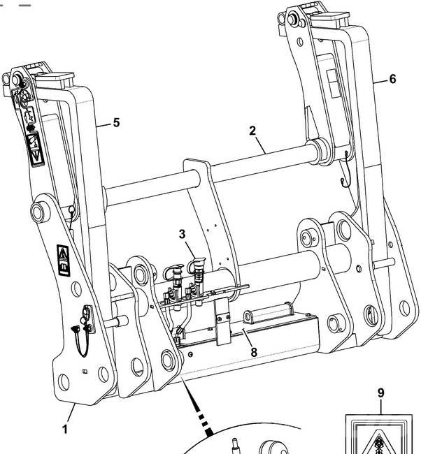 JCB 4 CX Gyors csatlakozók