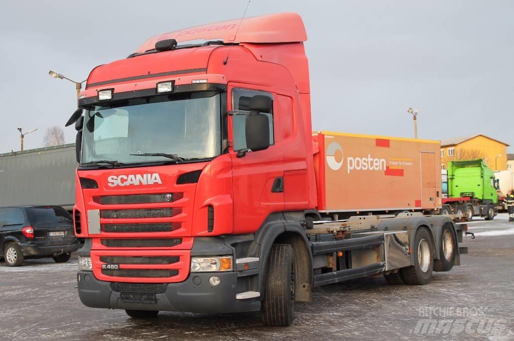 Scania R480 LB6X2HNB Konténer keretes / Konténeres teherautók