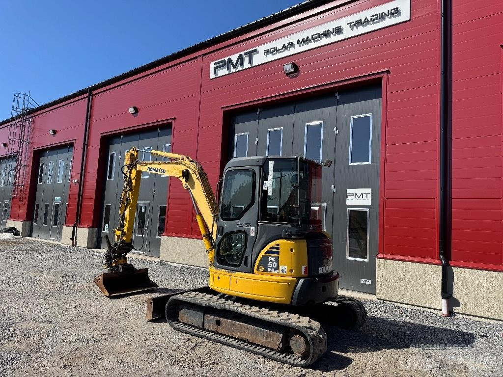 Komatsu PC 50 Mini kotrók < 7t
