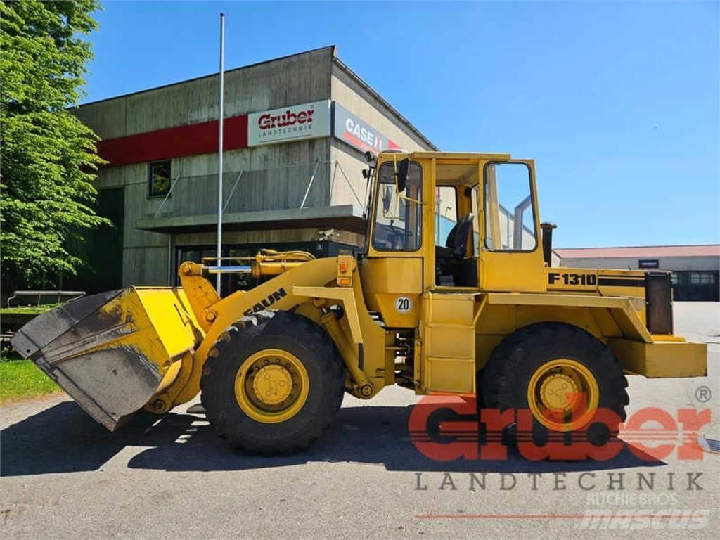 Faun F 1310 Gumikerekes homlokrakodók
