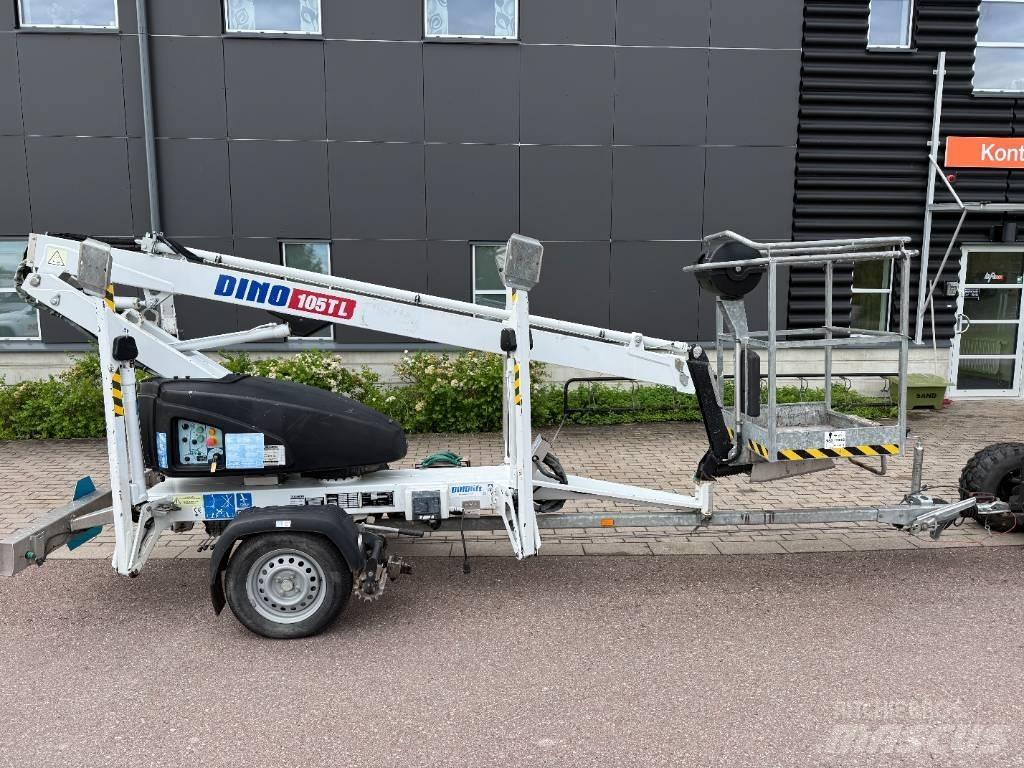 Dino 105 TL Skylift Pótkocsira szerelt emelők és állványok