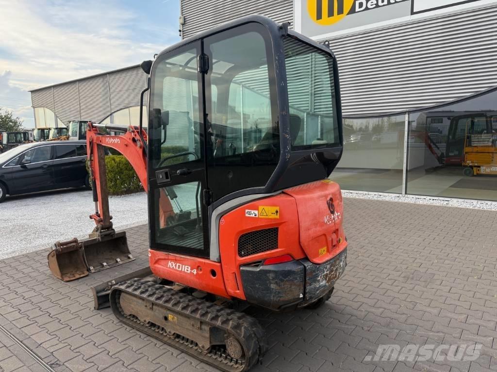 Kubota KX 018-4 Mini kotrók < 7t