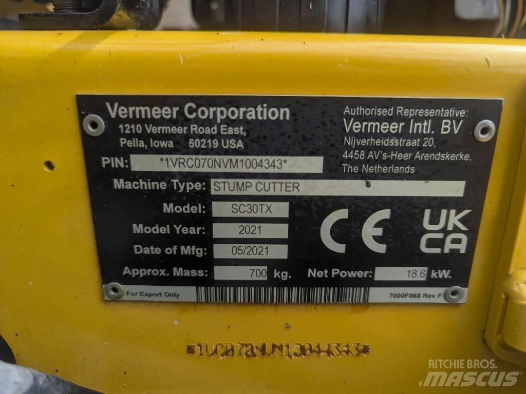 Vermeer SC30TX Fatönkdaráló