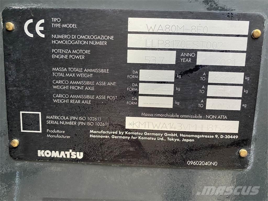 Komatsu WA80M-8EO Univerzális rakodók