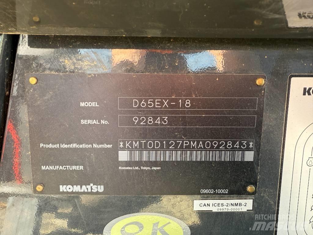 Komatsu D65EX-18 lánctalpas dózerek