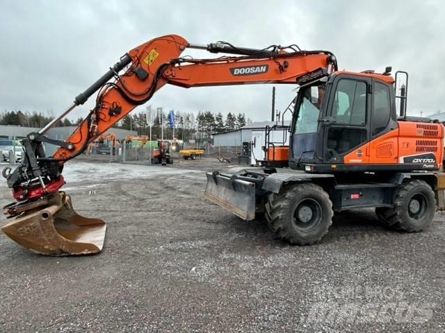 Doosan DX 170 W-5 Gumikerekes kotrók
