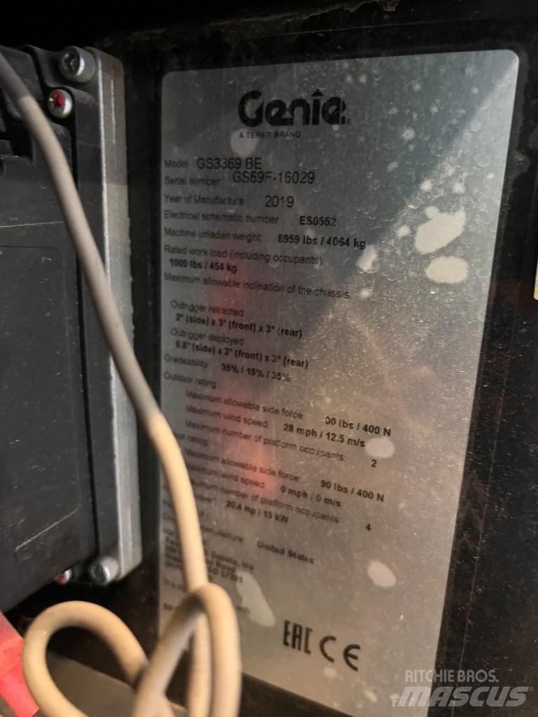 Genie GS 3369 BE Ollós emelők
