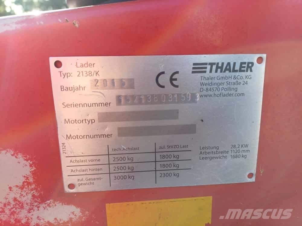 Thaler 2138/K Gumikerekes homlokrakodók
