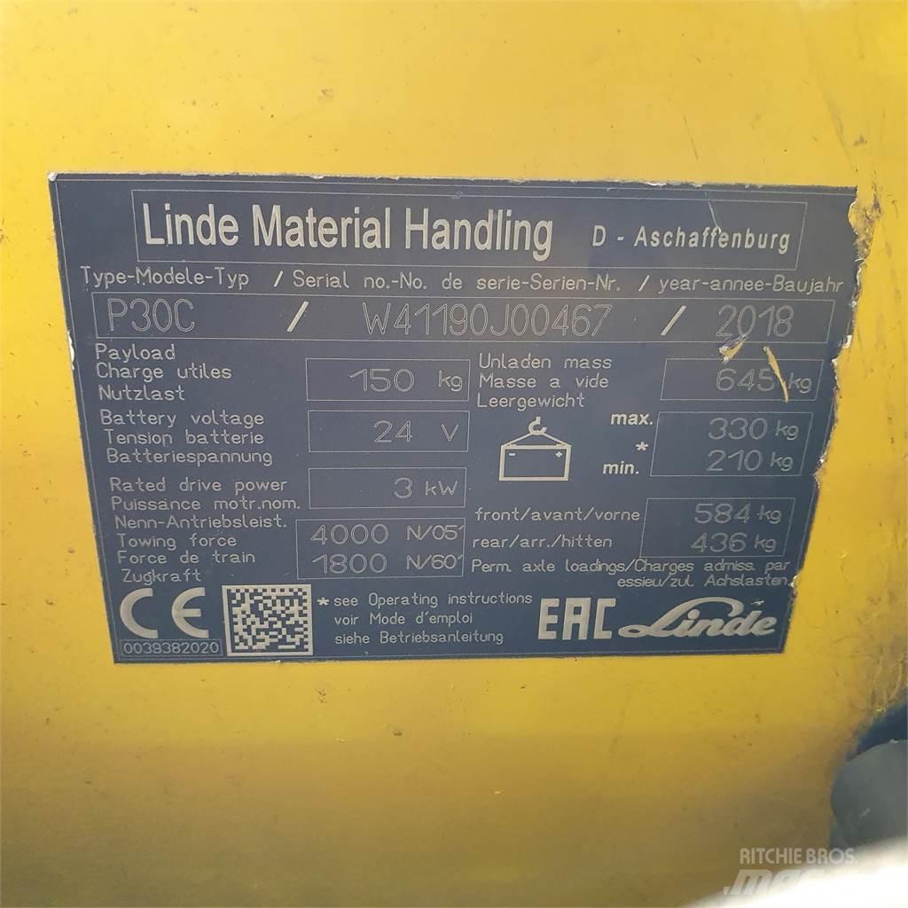 Linde P30C Vontatótargonca