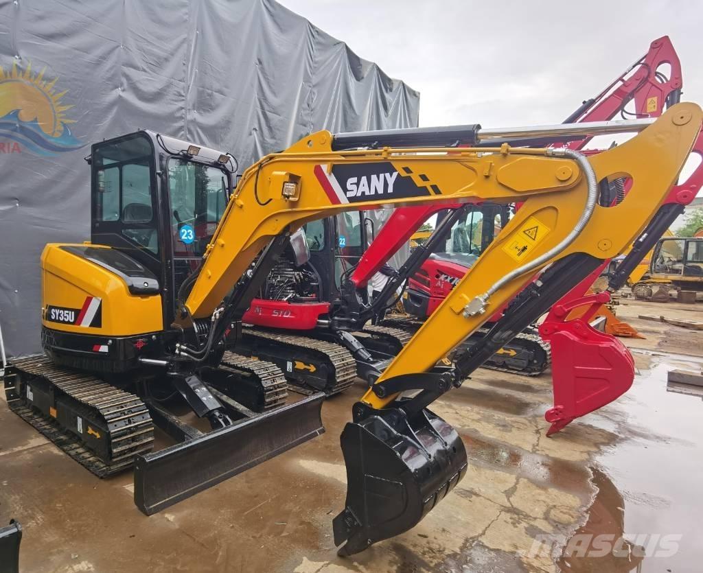 Sany SY 35 U Mini kotrók < 7t