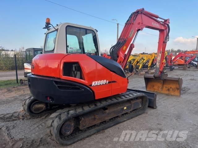 Kubota KX 080-3 Közepes (midi) kotrók 7 t - 12 t