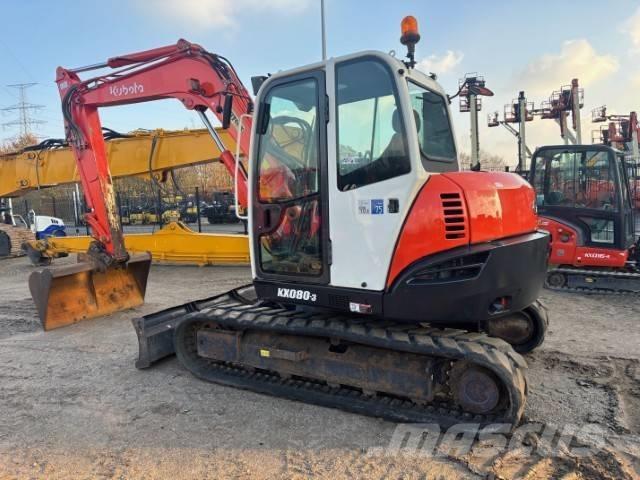 Kubota KX 080-3 Közepes (midi) kotrók 7 t - 12 t