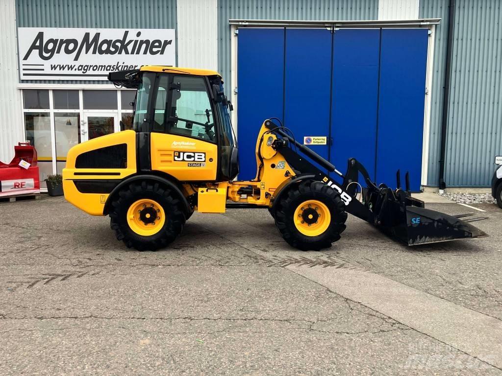 JCB DEMO 407AG Gumikerekes homlokrakodók