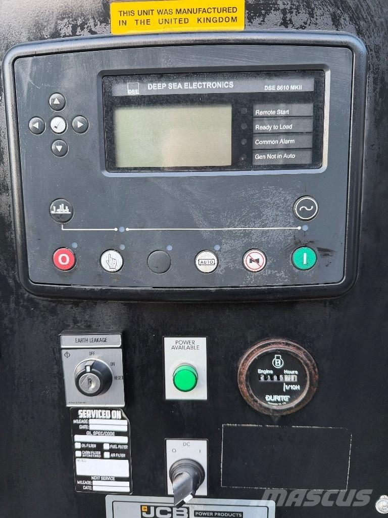 JCB G 300 RSJD Dízel áramfejlesztők