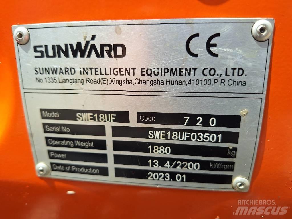 Sunward SWE 18 UF Mini kotrók < 7t