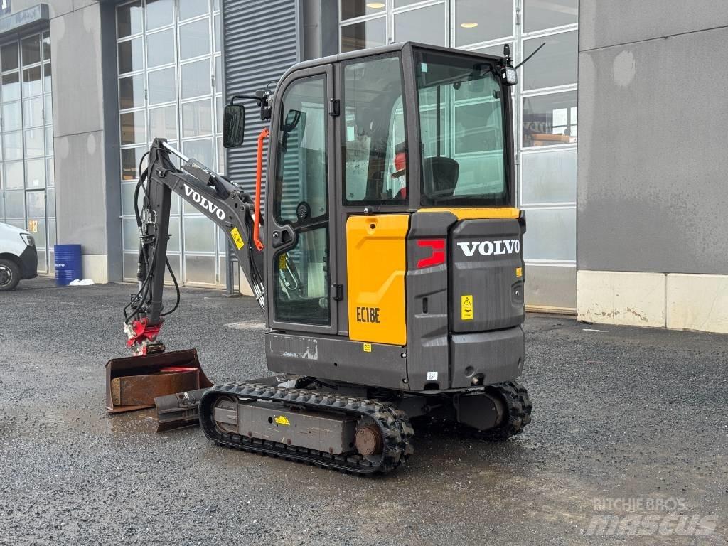 Volvo EC 18 E Mini kotrók < 7t