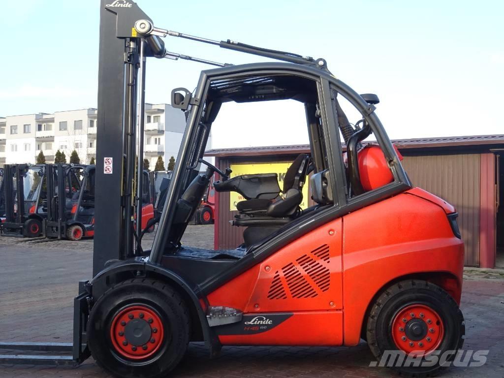 Linde H45T-02 Gázüzemű targoncák