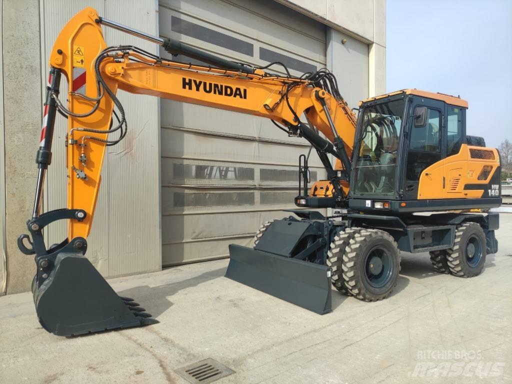 Hyundai HW140 Gumikerekes kotrók