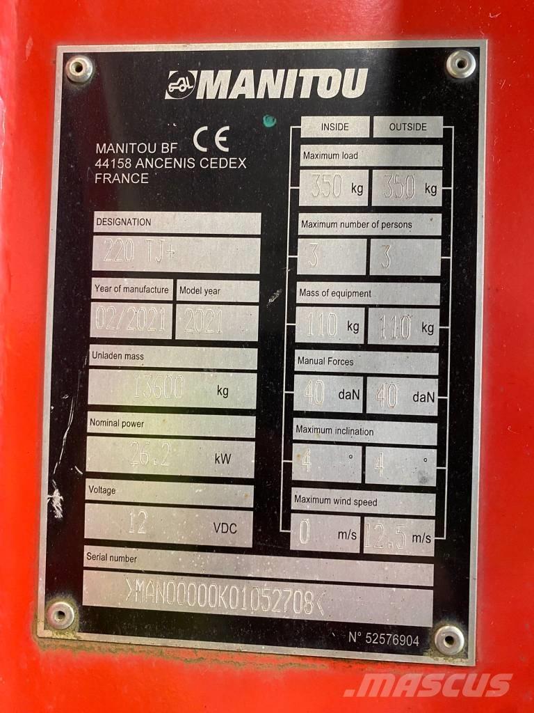 Manitou 220 TJ Karos emelők