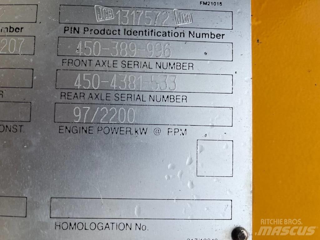 JCB 416 HT Gumikerekes homlokrakodók