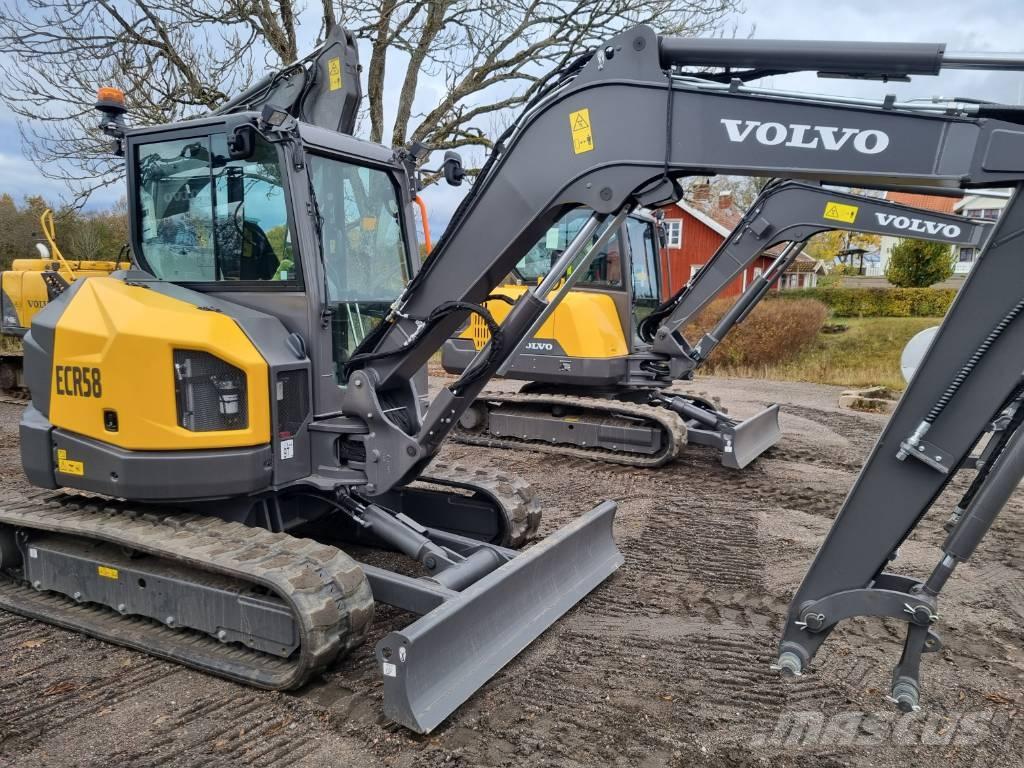 Volvo ECR58 F Mini kotrók < 7t