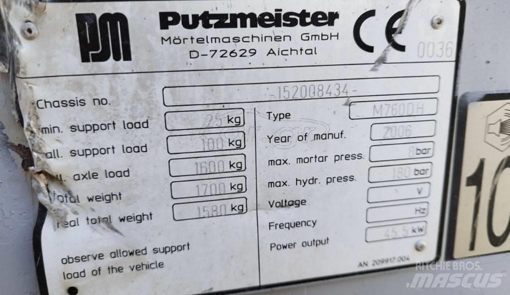 Putzmeister 760 Esztrich pumpák