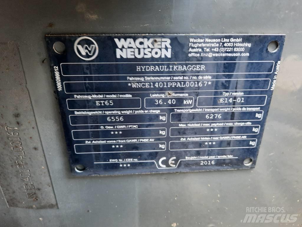 Wacker Neuson ET 65 Mini kotrók < 7t
