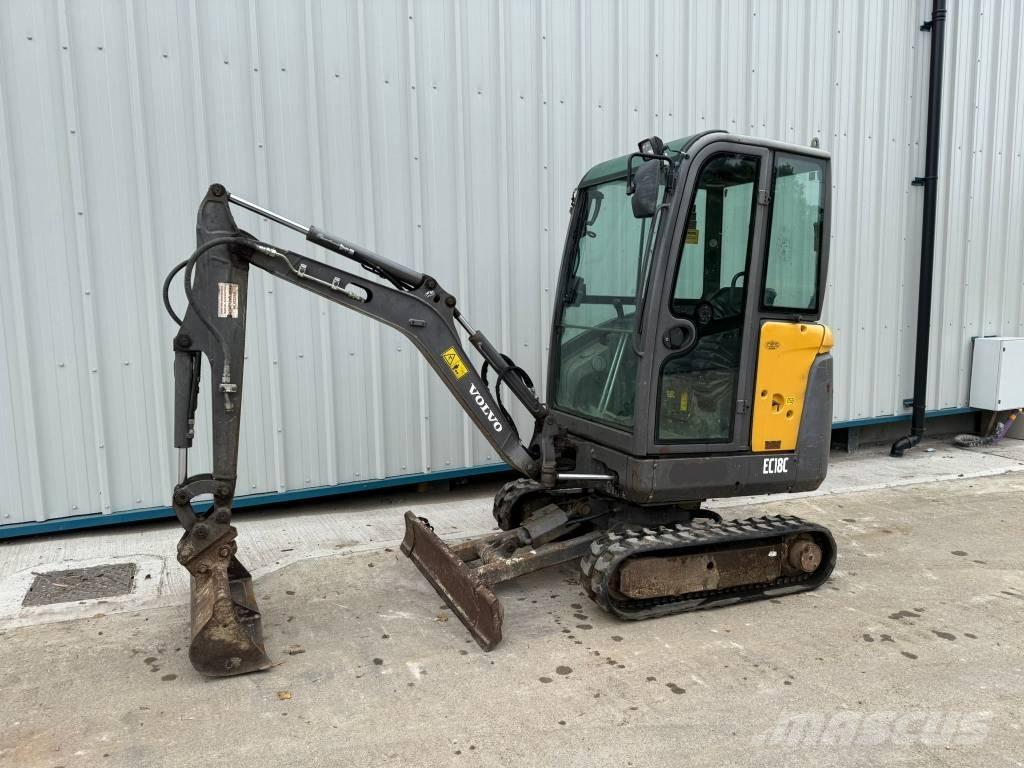 Volvo EC 18 C Mini kotrók < 7t