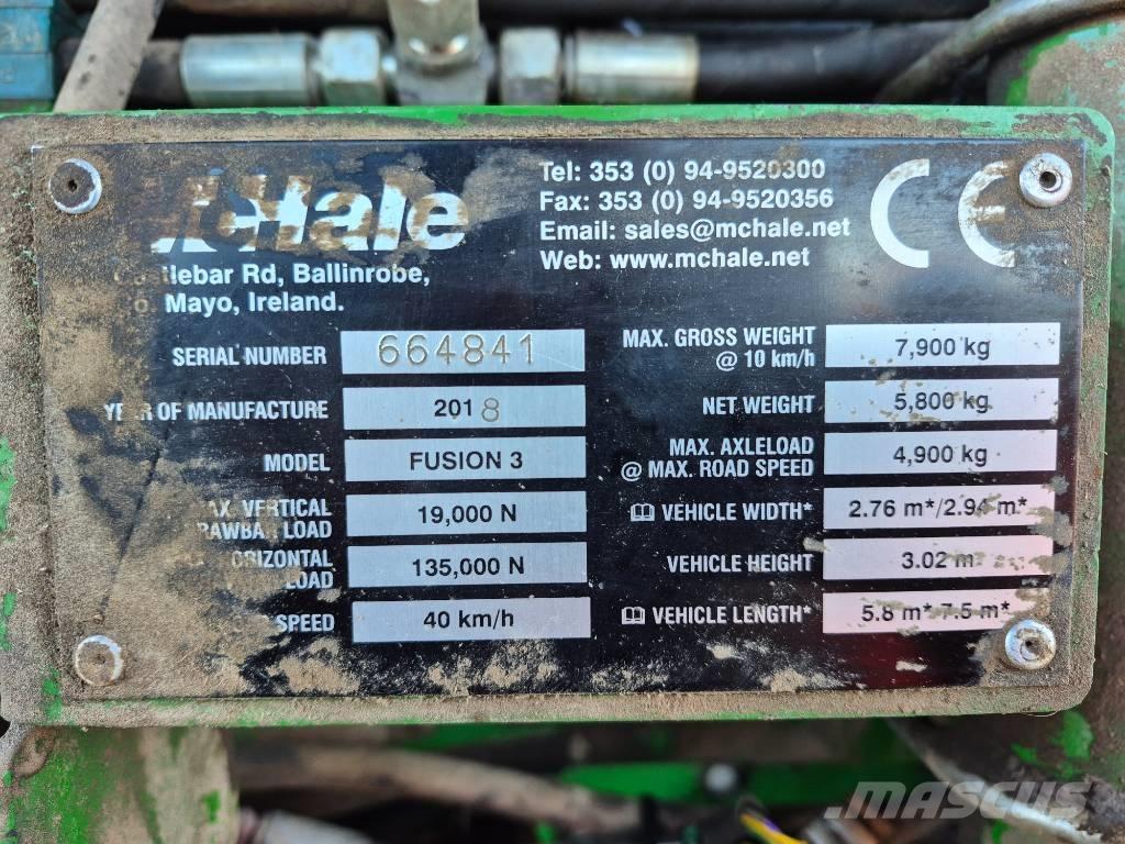 McHale Fusion 3 Körbálázók