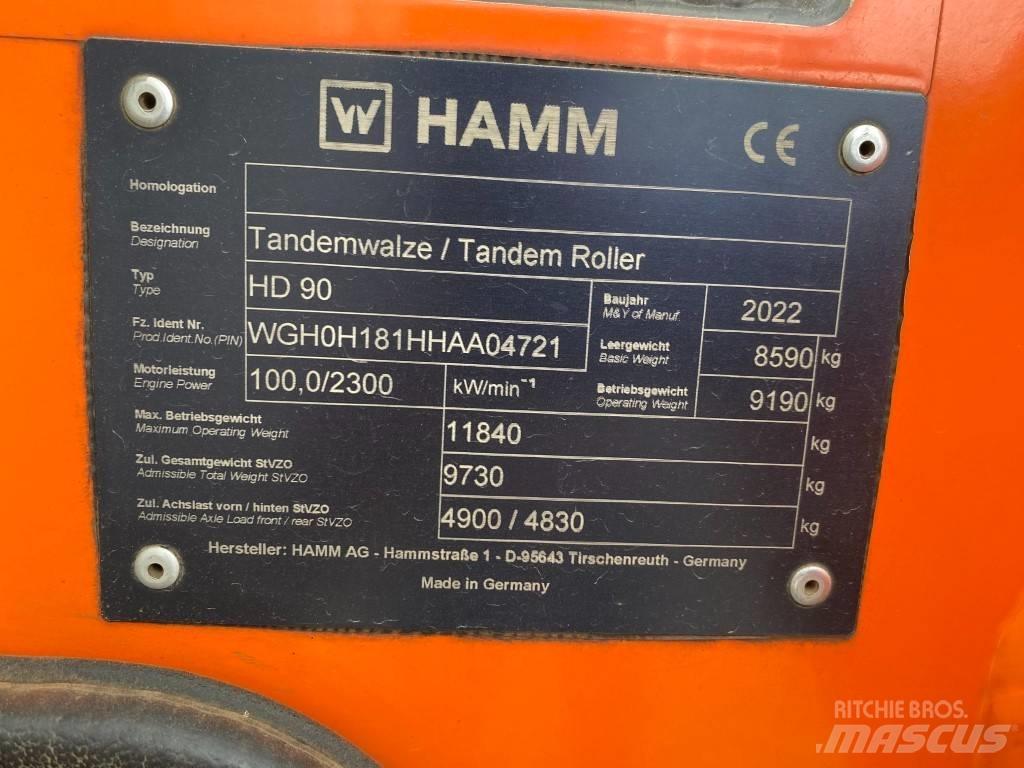 Hamm HD 90 Ikerdobos hengerek