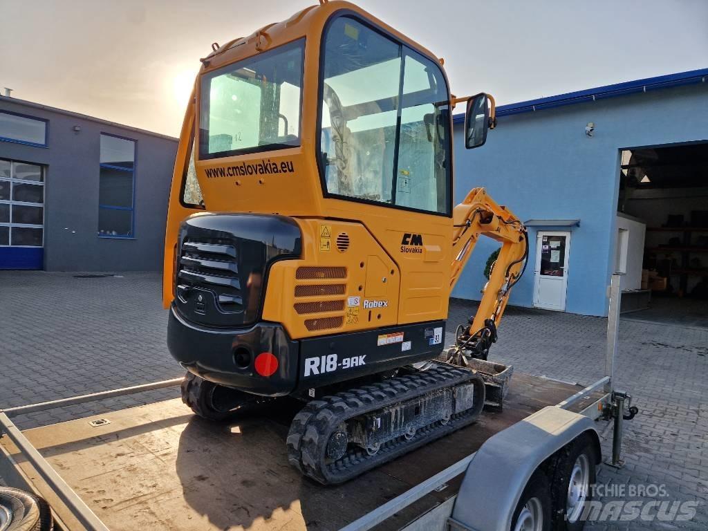 Hyundai R18-9AK Mini kotrók < 7t