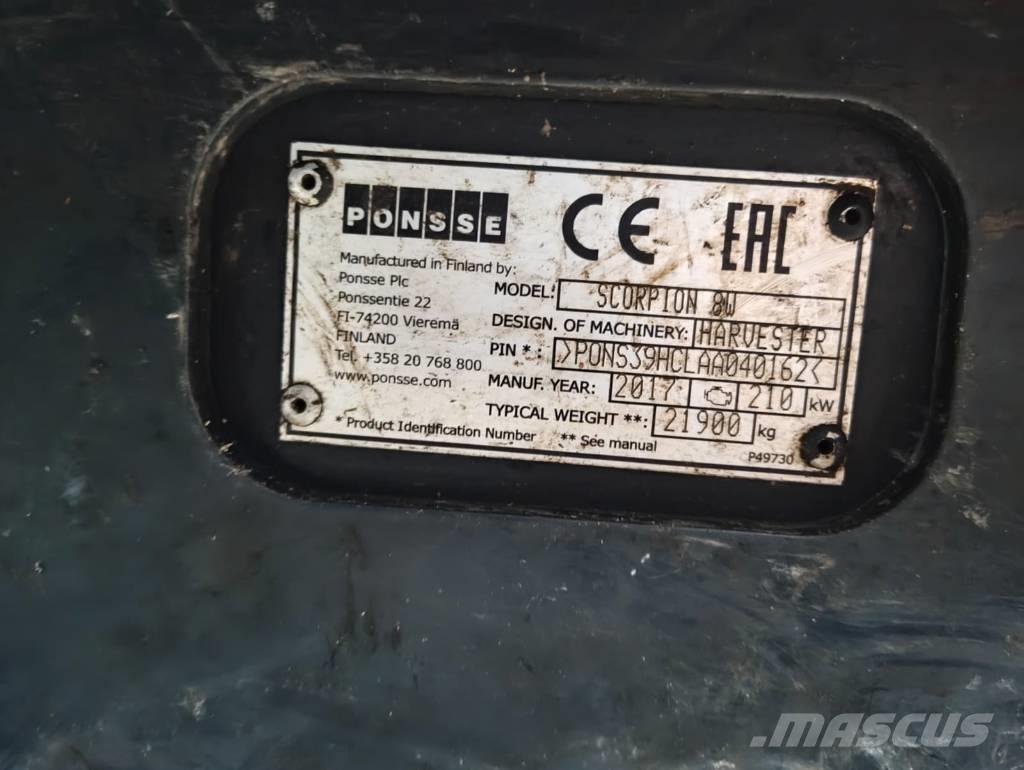 Ponsse Scorpion Betakarítók