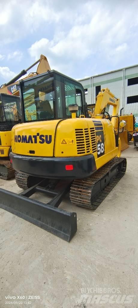 Komatsu PC 58 Mini kotrók < 7t