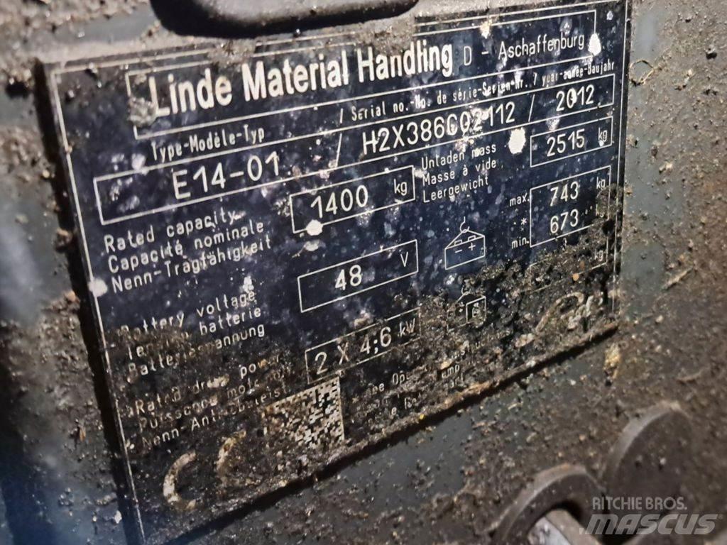 Linde E14-01 Elektromos targoncák