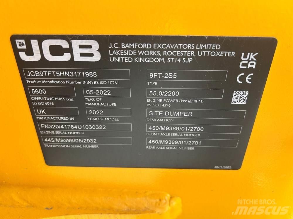 JCB 9TFT-2 Mezei dömperek