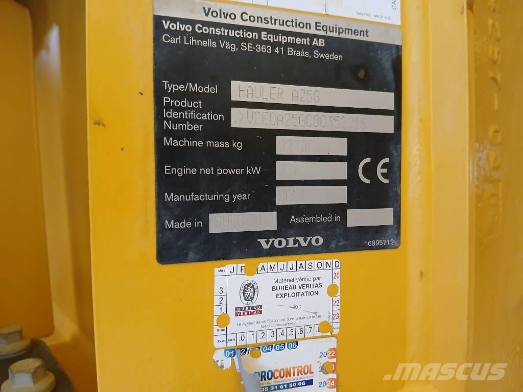 Volvo A 25 G Csuklósdömperek