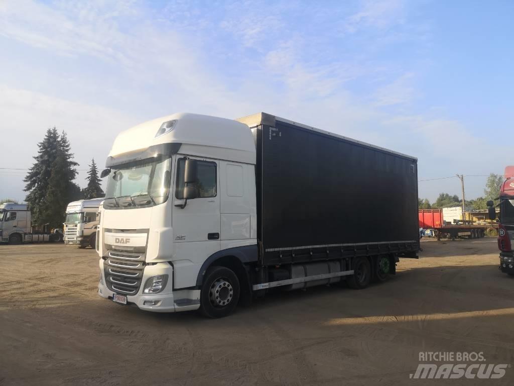 DAF XF 480 6x2 Jumbo Elhúzható ponyvás