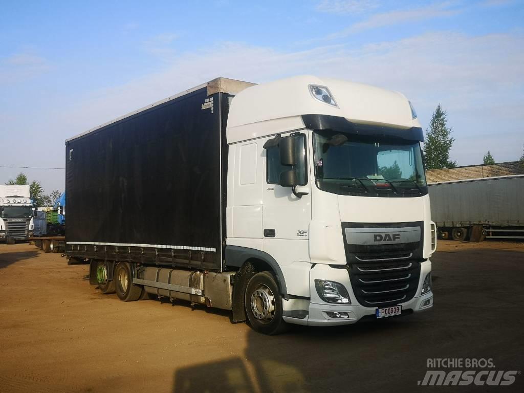 DAF XF 480 6x2 Jumbo Elhúzható ponyvás