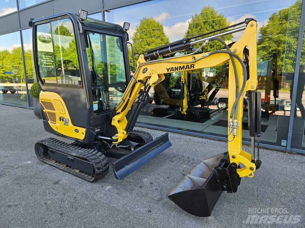 Yanmar SV 18 Mini kotrók < 7t